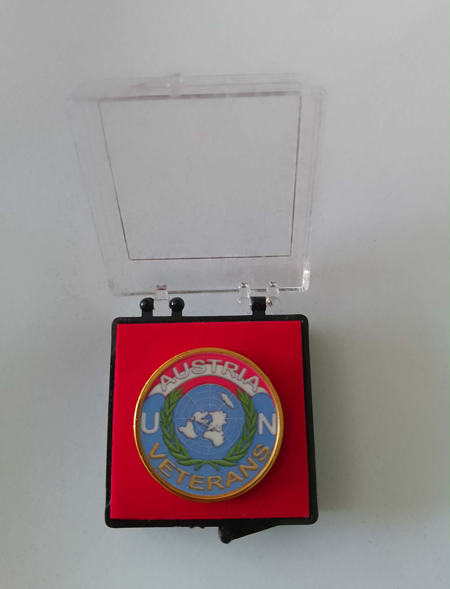 (Bild für) *Pin/Anstecknadel Austrian Veterans in der Acrylbox